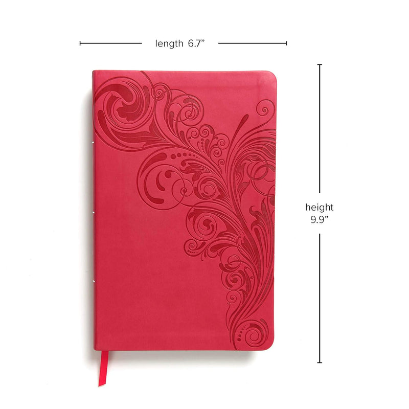 KJV Giant Print Reference Bible, Pink Leathertouch, Indexed