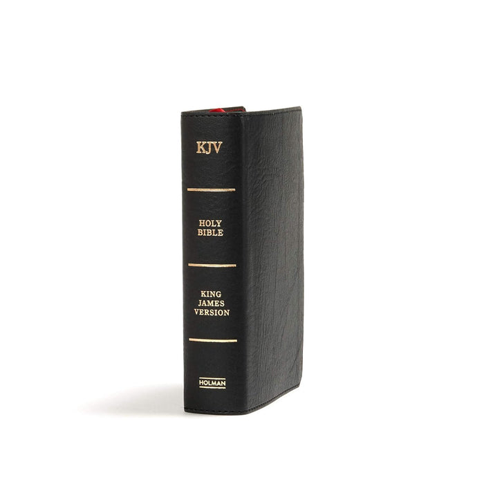 KJV Large Print Compact Bible Black LeatherTouch