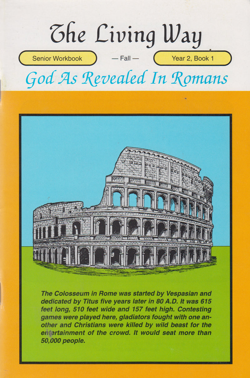 SENIOR 2:1 - God As Revealed in Romans