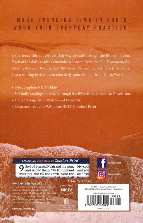 NKJV The Everyday Bible, Leathersoft