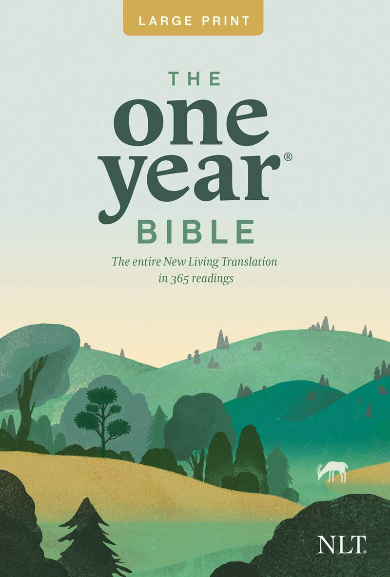 The One Year Bible NLT, Large Print Thinline Edition