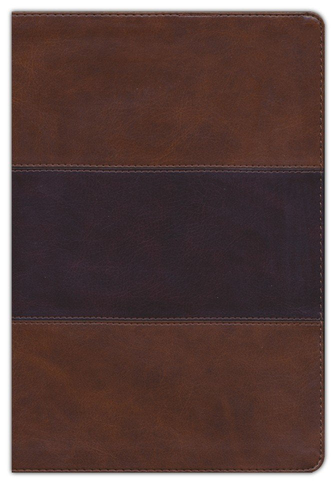 KJV Super Giant Print Reference Bible, Saddle Brown LeatherTouch