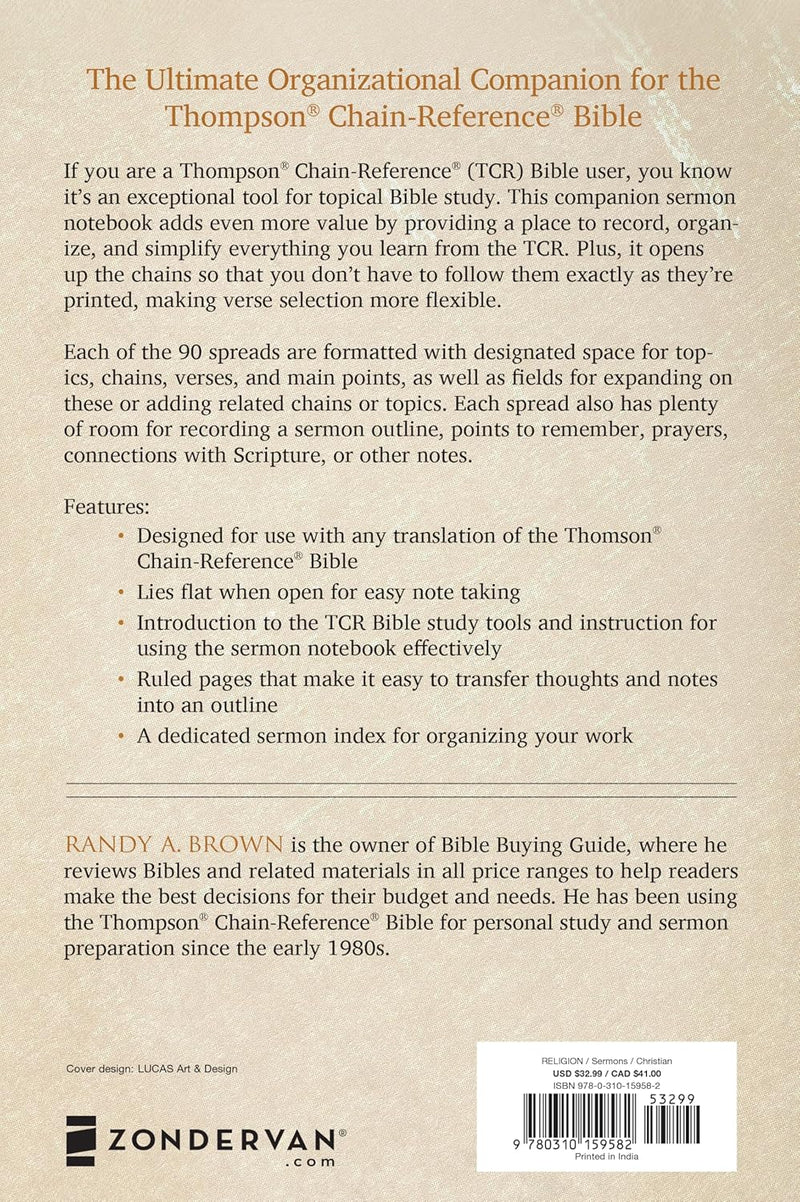 Thompson Chain-Reference Sermon Notebook