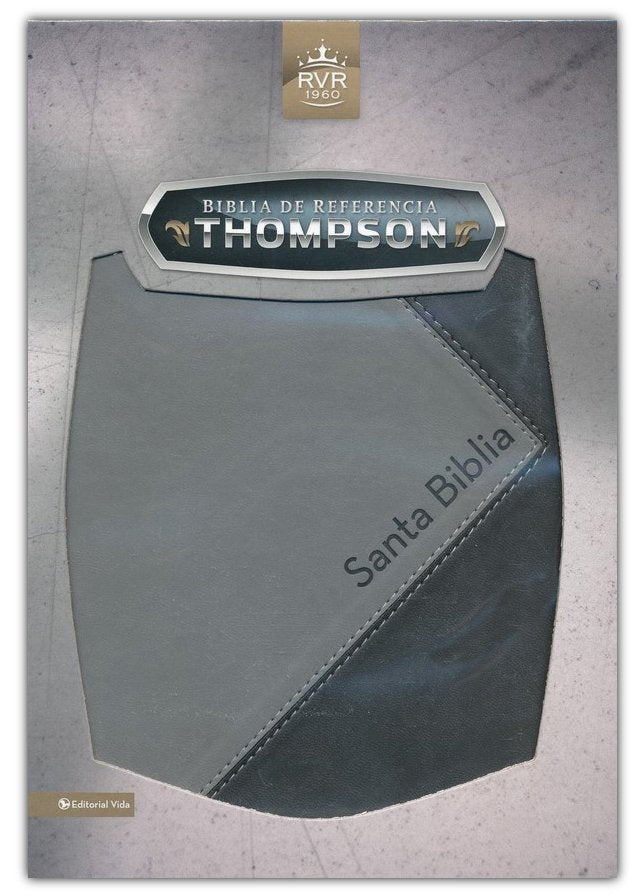 RVR 1960 Biblia de Referencia Thompson Gris Duotono con Indice (Thompson Chain Reference Bible  Gray Duo-Tone)