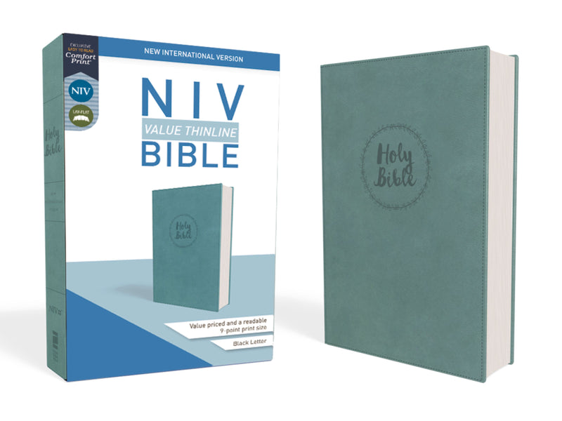 NIV Value Thinline Bible Turquoise