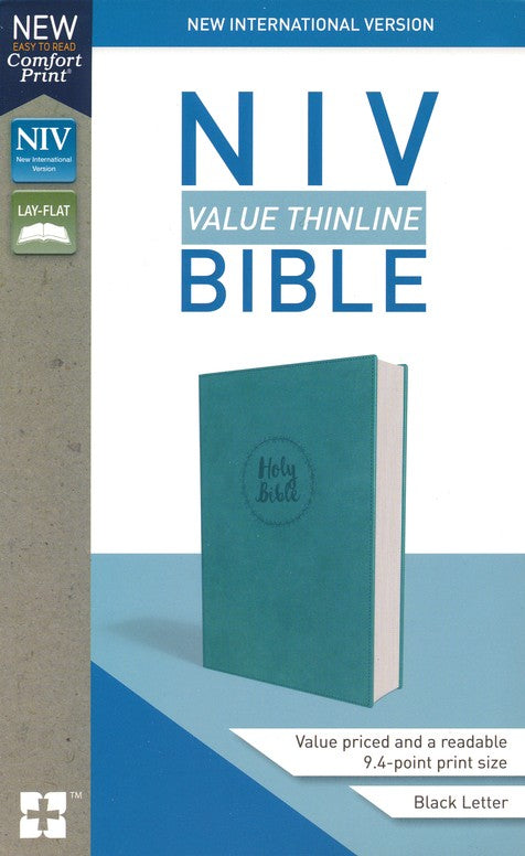 NIV Value Thinline Bible Turquoise