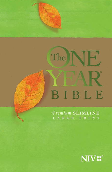 The One Year Bible NIV, Premium Slimline Large Print edition
