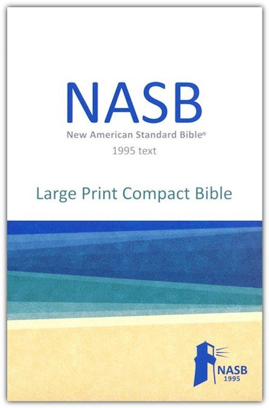 NASB 1995 Large Print Compact Bible Brown Leathertex