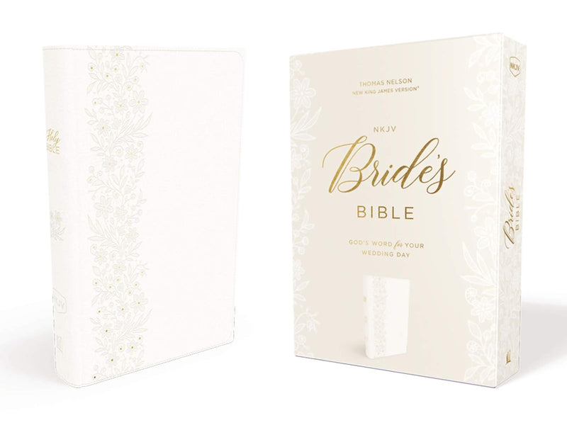 NKJV Bride's Bible White Leathersoft