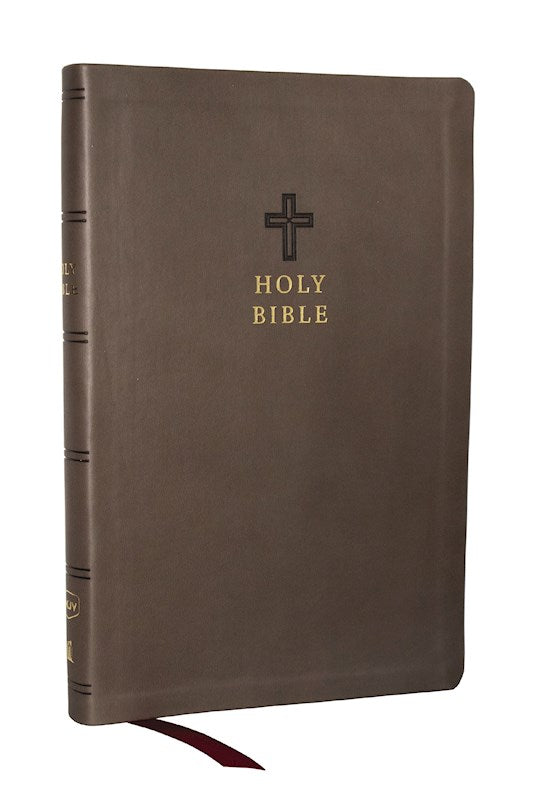 KJV Value Ultra Thinline Bible Charcoal Leathersoft *
