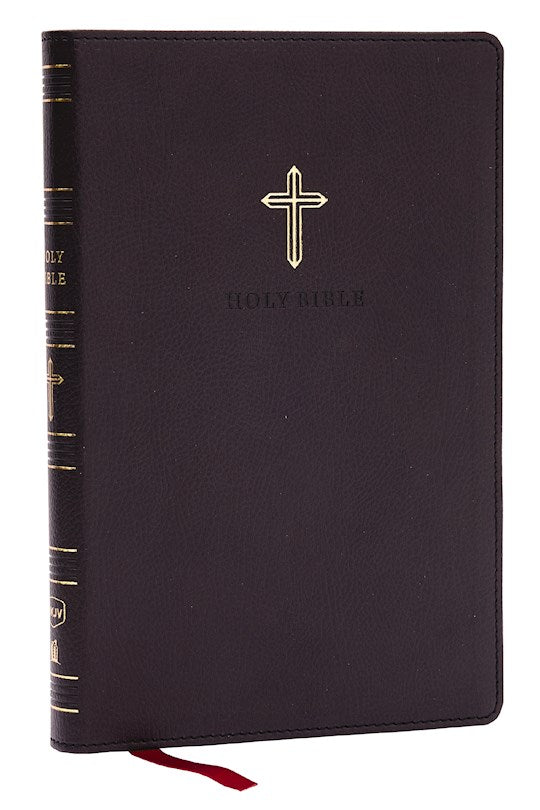 NKJV Ultra Thinline Bible Black Leathersoft