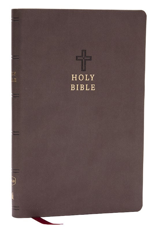 NKJV Value Ultra Thinline Bible Charcoal Leathersoft