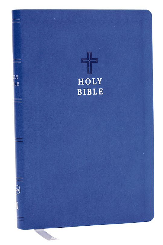 NKJV Value Ultra Thinline Bible Blue Leathersoft