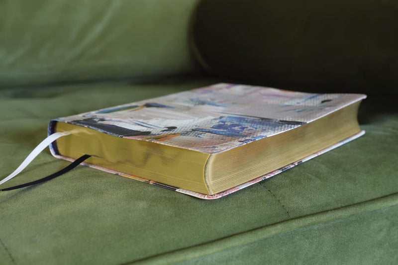 NIV Artisan Collection Journaling Bible Multi/Blue Leathersoft