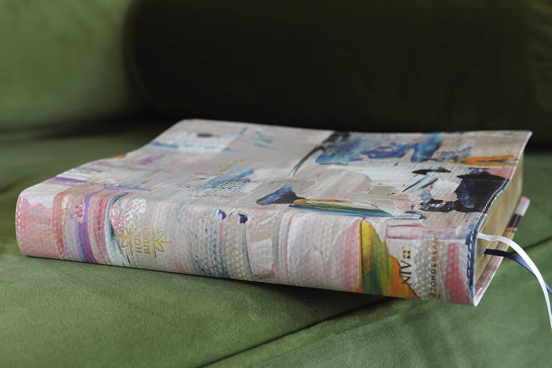 NIV Artisan Collection Journaling Bible Multi/Blue Leathersoft