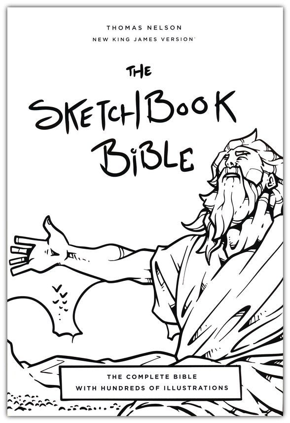 NKJV Sketchbook Bible Brown Leathersoft