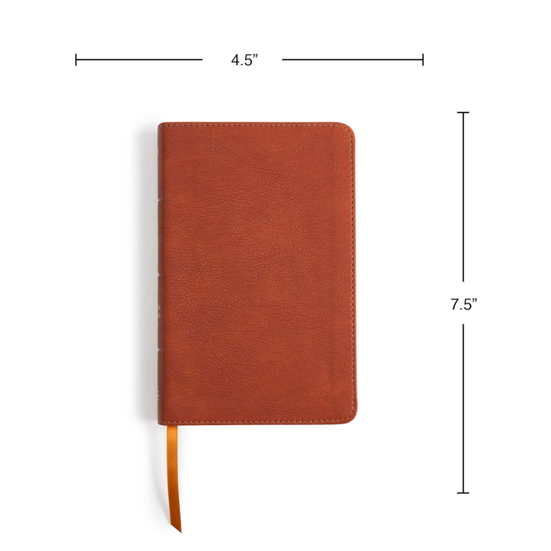 NASB Personal Size Bible 2020 Burnt Sienna Leathertouch