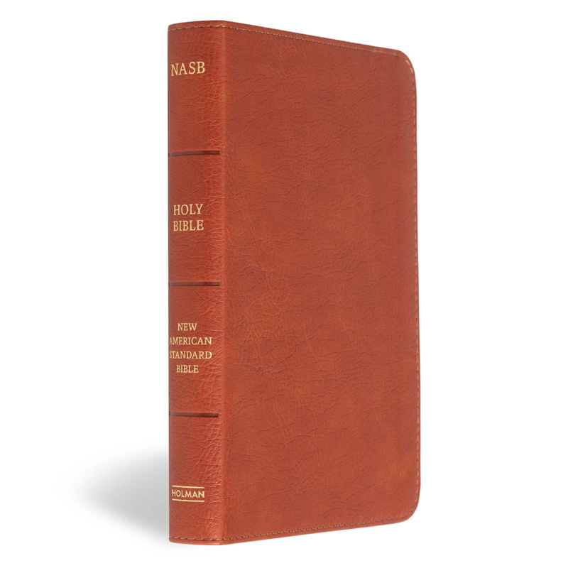 NASB Personal Size Bible 2020 Burnt Sienna Leathertouch
