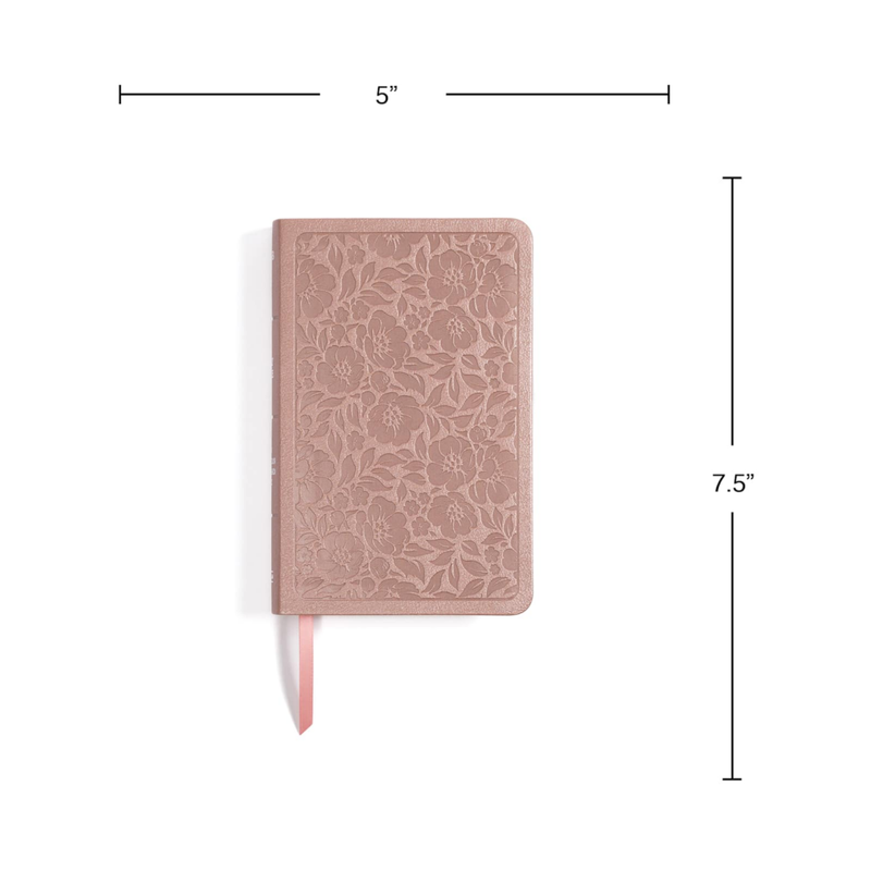 NASB Personal Size Bible 2020 Rose Gold Leathertouch