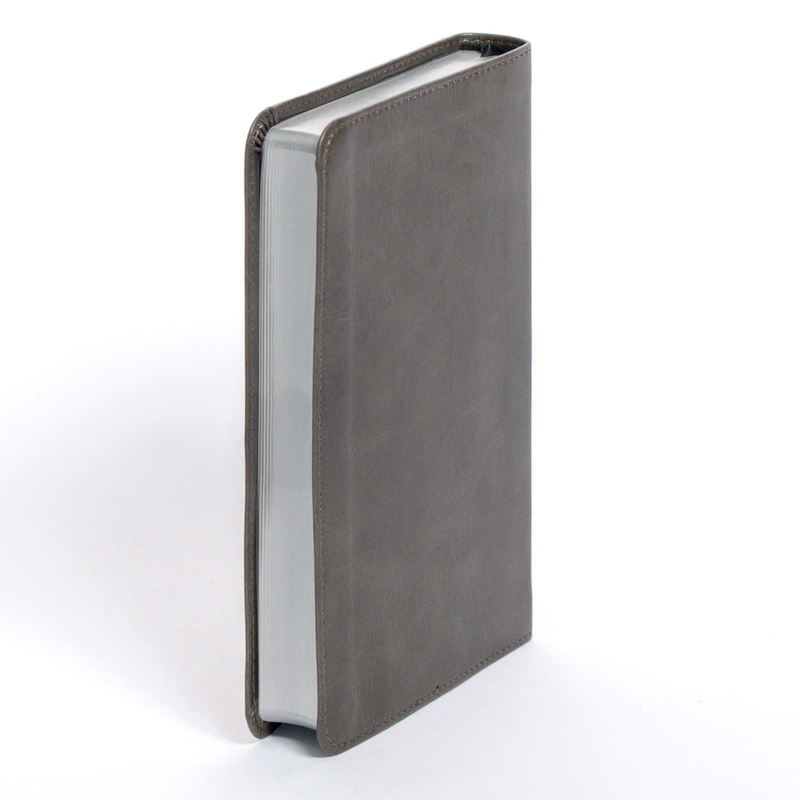 NASB Personal Size Bible 2020 Charcoal Leathertouch