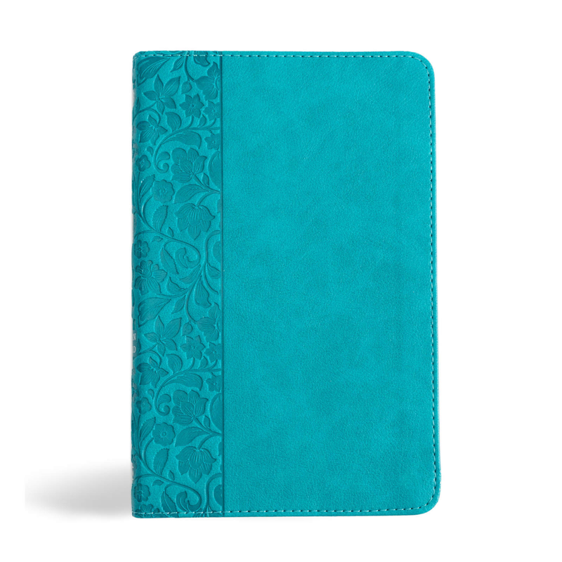 NASB Personal Size Bible 2020 Teal Leathertouch
