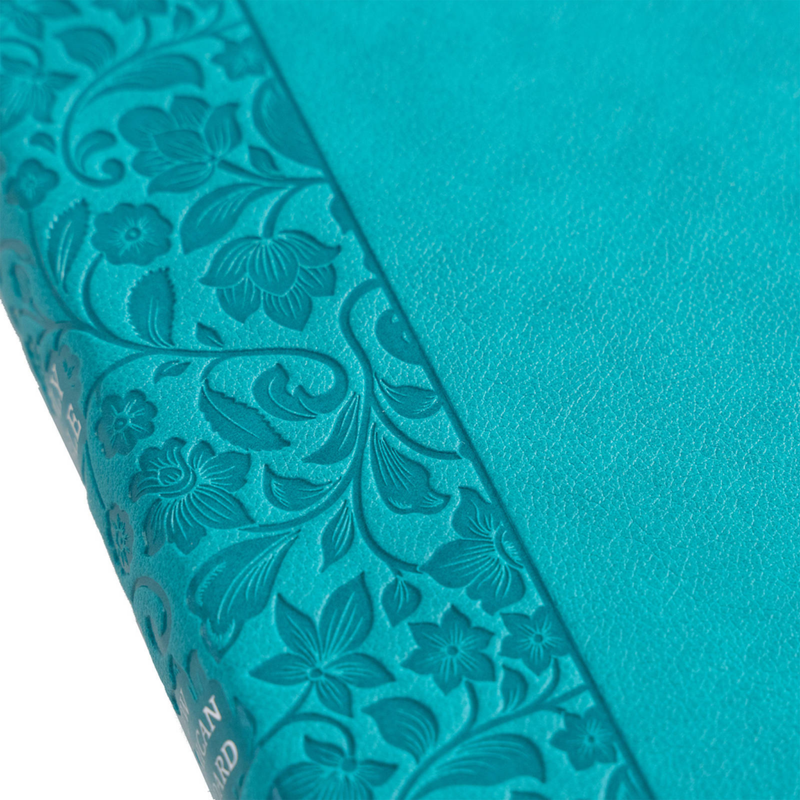 NASB Personal Size Bible 2020 Teal Leathertouch