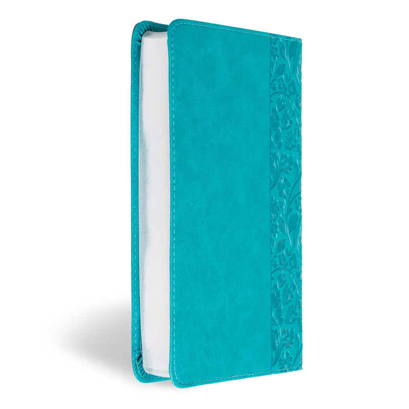 NASB Personal Size Bible 2020 Teal Leathertouch
