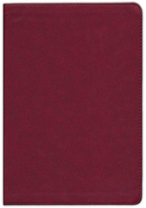 NASB Super Giant Print Reference Bible - Burgundy LeatherTouch, 2020 Text