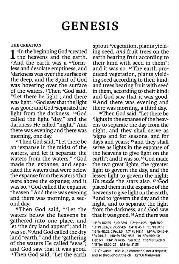 NASB Super Giant Print Reference Bible - Brown LeatherTouch, 2020 Text