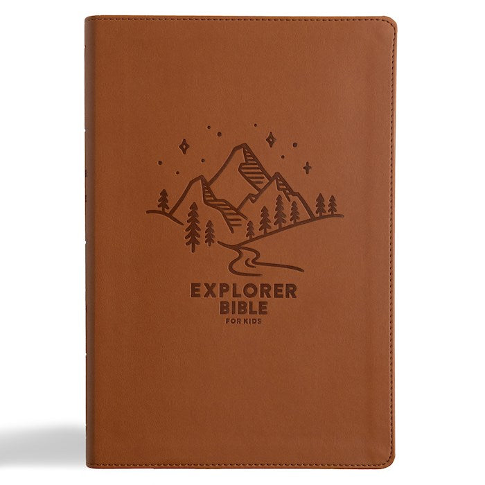KJV Explorer Bible for Kids Brown Leathertouch Indexed
