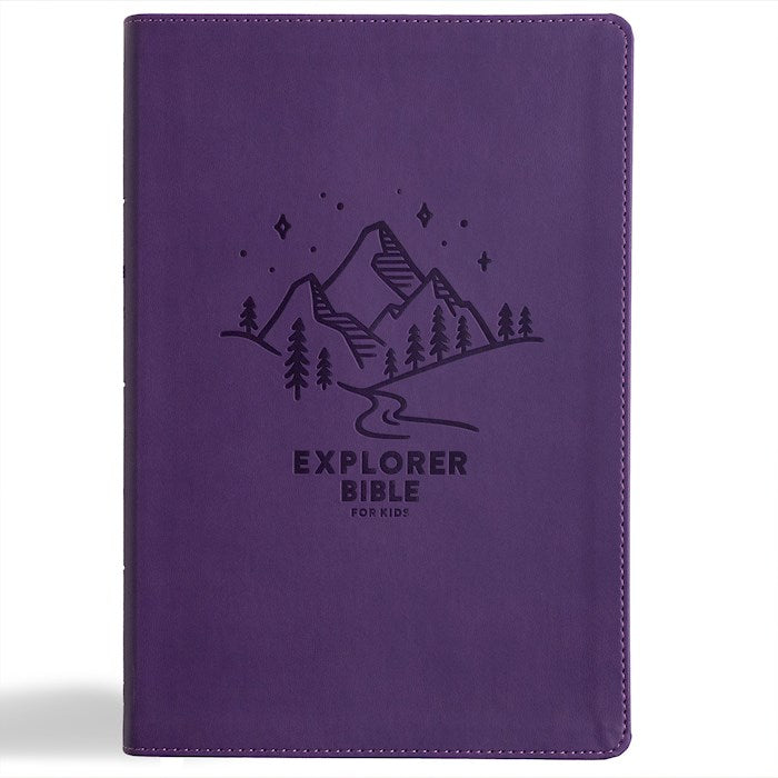 KJV Explorer Bible for Kids Purple Leathertouch Indexed