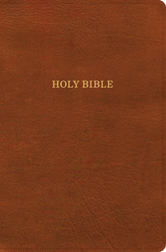 KJV Giant Print Reference Bible, Burnt Sienna LeatherTouch