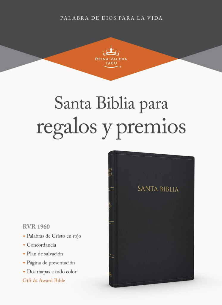 RVR 1960 Biblia para Regalos y Premios (RVR 1960 Gift And Award Bible) Black Leathertouch