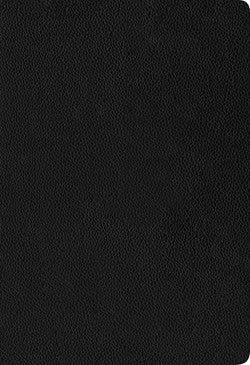 KJV Thinline Large Print Reference Bible, Black Genuine Leather Indexed