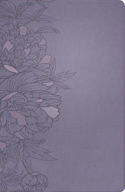 KJV Life Application Study Bible Lavender Peony Leatherlike Indexed