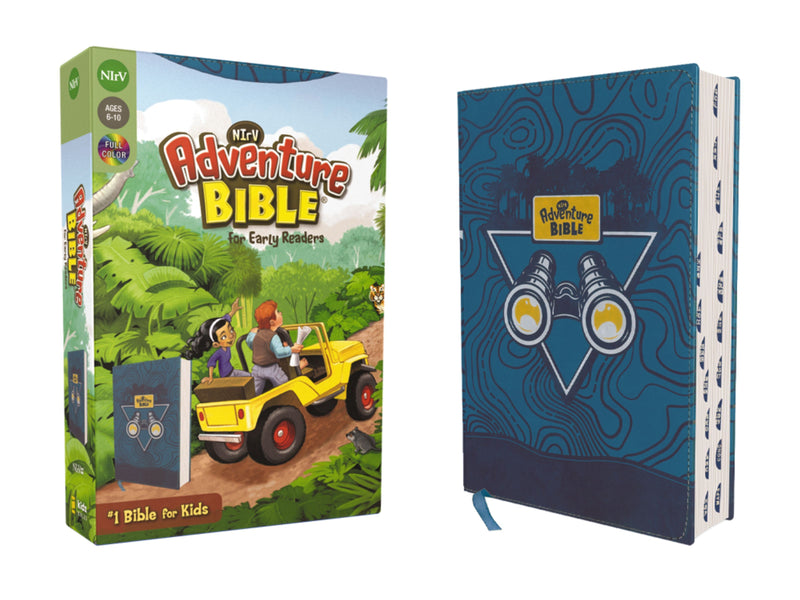 NIrV Adventure Bible for Early Readers, Blue Leathersoft, Indexed