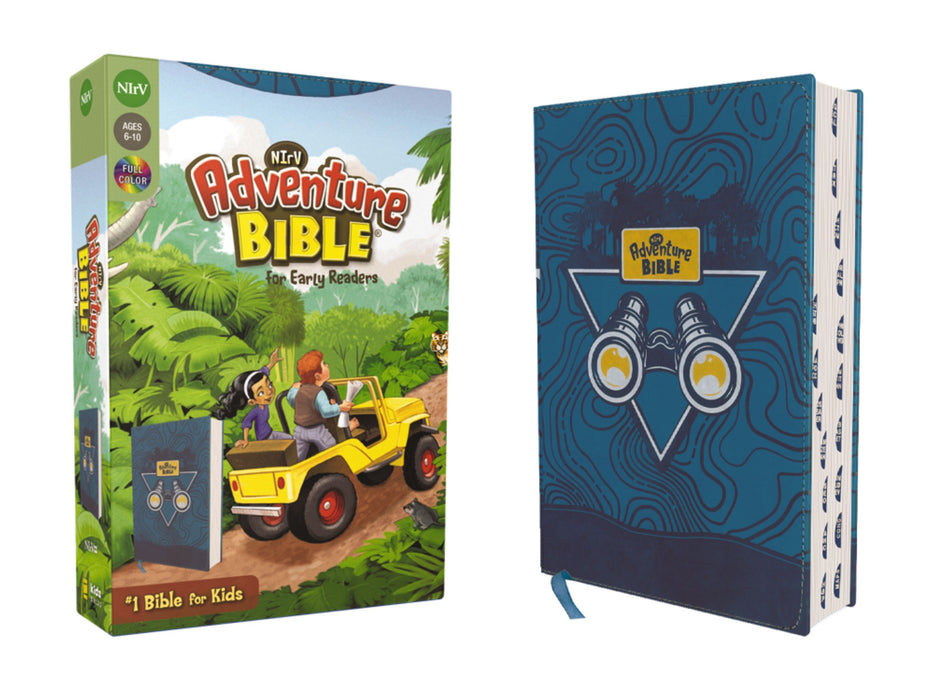 NIrV Adventure Bible for Early Readers, Blue Leathersoft, Indexed