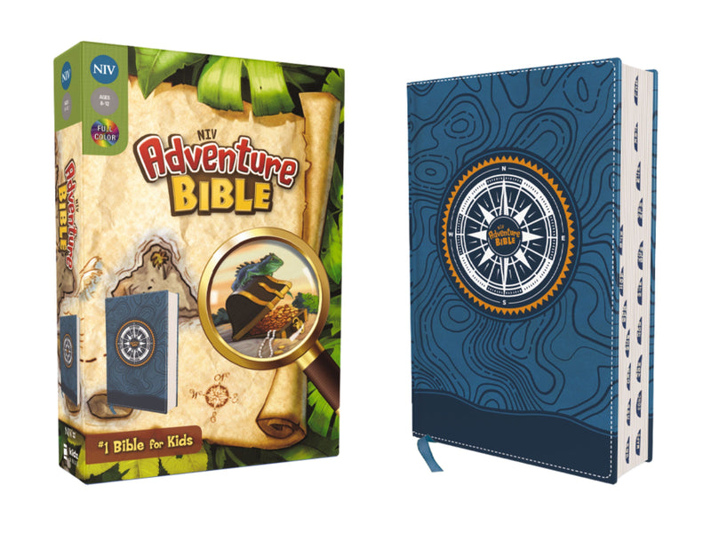 NIV Adventure Bible Full-Color Blue Leathersoft Indexed (top)