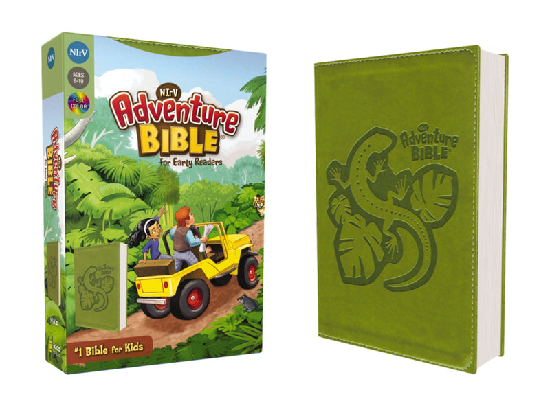 NIrV Adventure Bible Early Readers Green Leathersoft