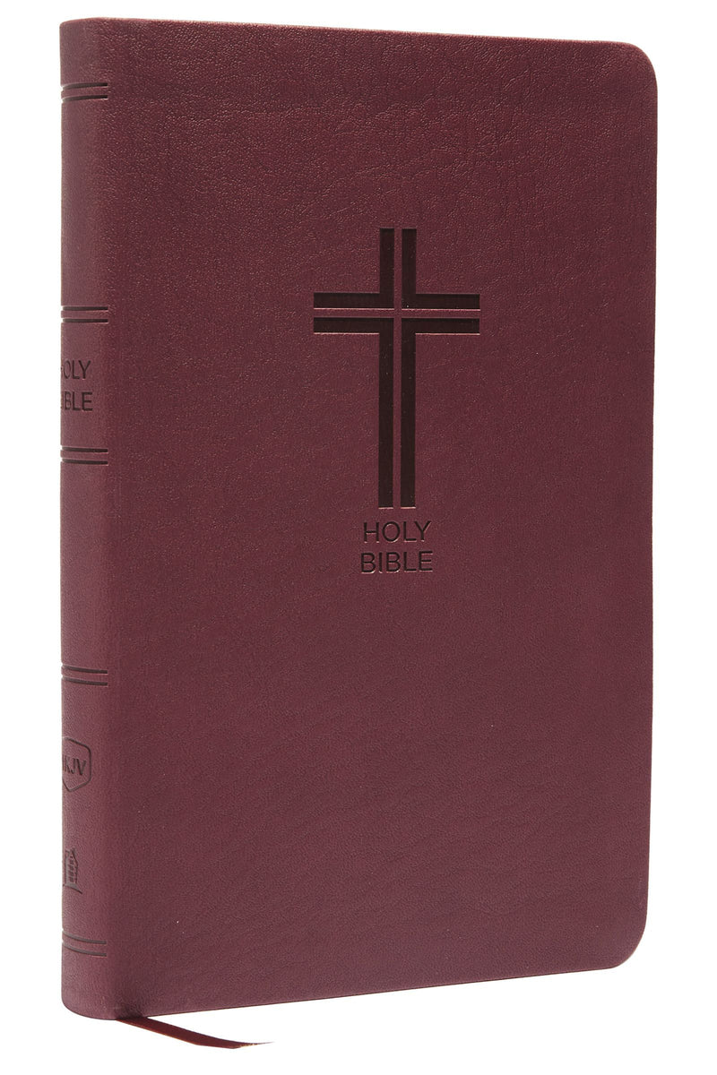 NKJV Value Thinline Bible Burgundy Leathersoft