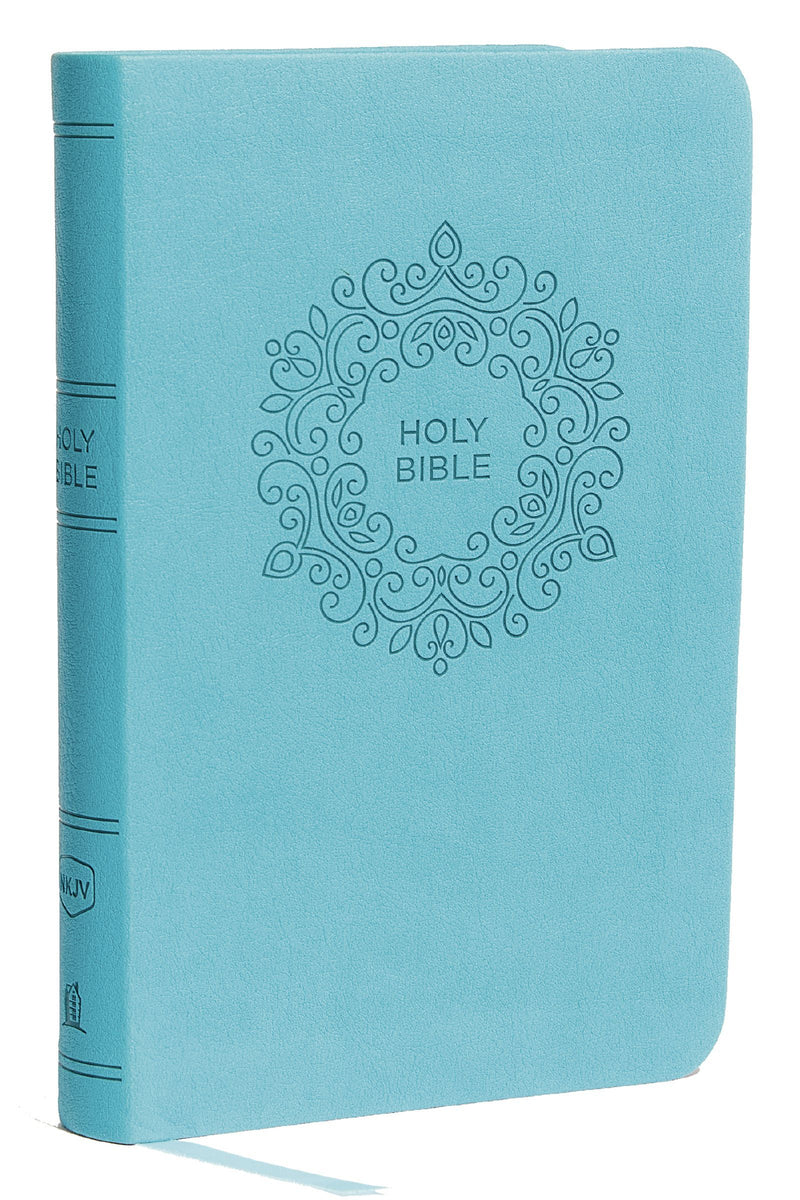 NKJV Value Compact Thinline Bible Turquoise Leathersoft