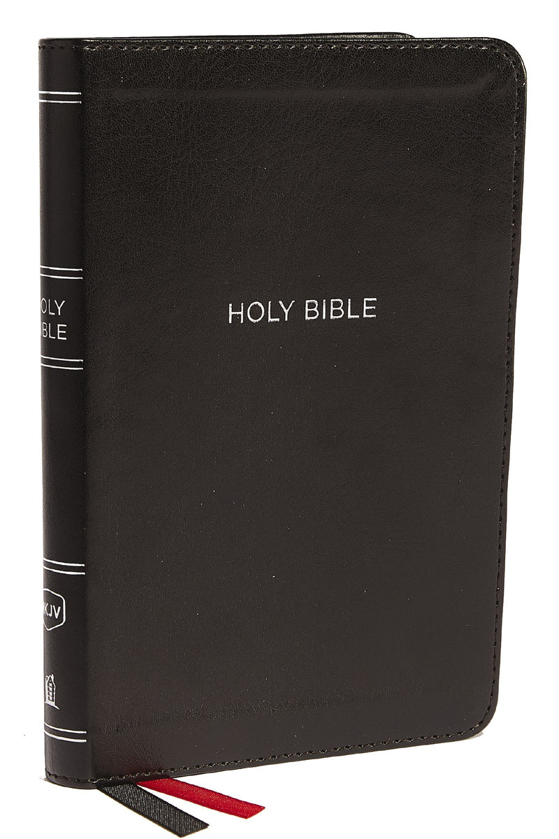 NKJV Compact Thinline Bible Black Imitation