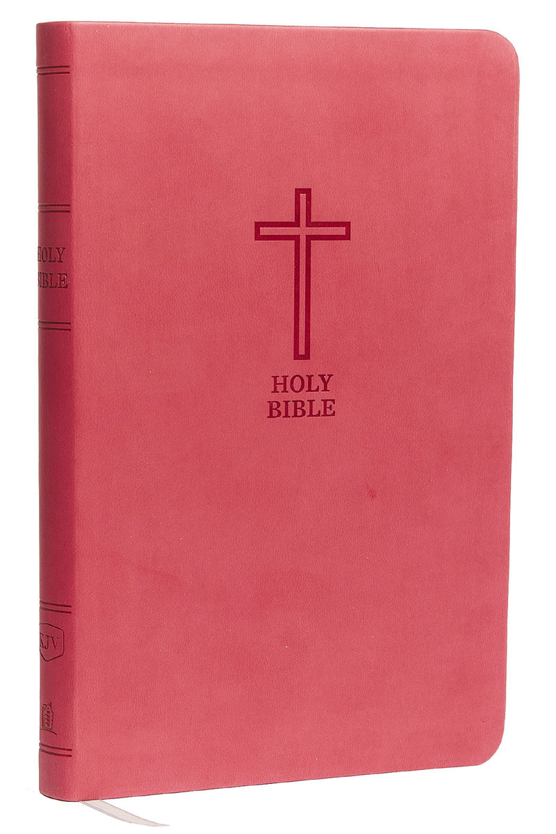 KJV Thinline Value Bible Pink Leathersoft