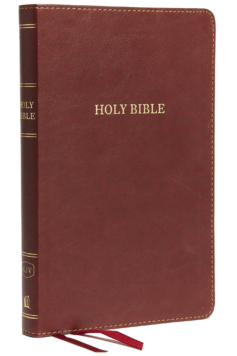 KJV Thinline Bible Burgundy Leathersoft