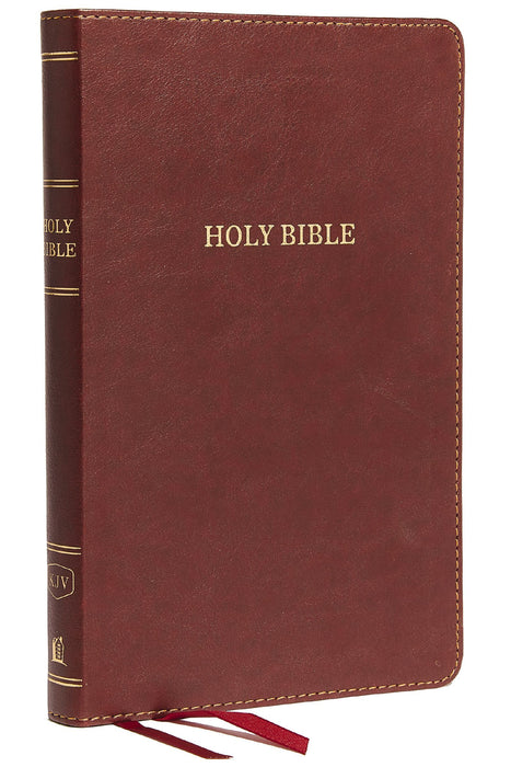 KJV Thinline Bible Burgundy Leathersoft