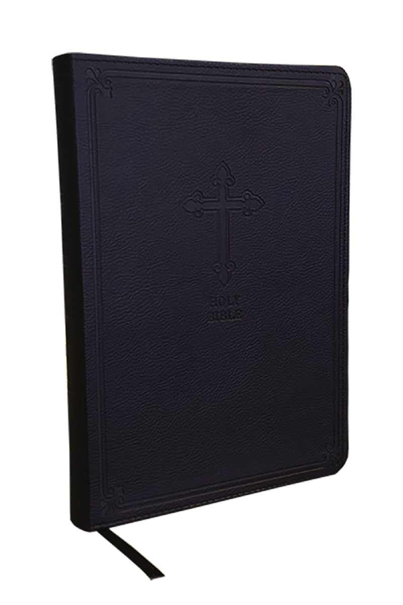 KJV Large Print Thinline Value Bible Black Leathersoft