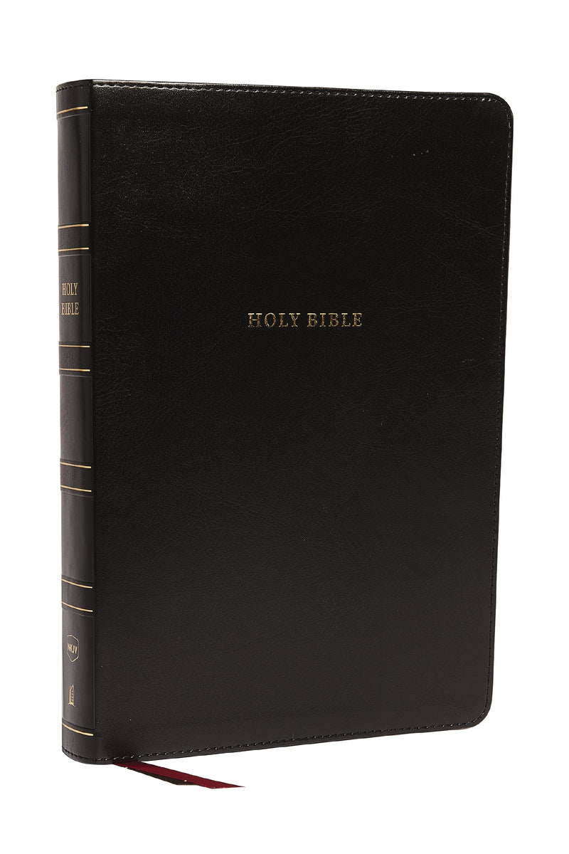 NKJV Super Giant Print Reference Bible, Black Leathersoft