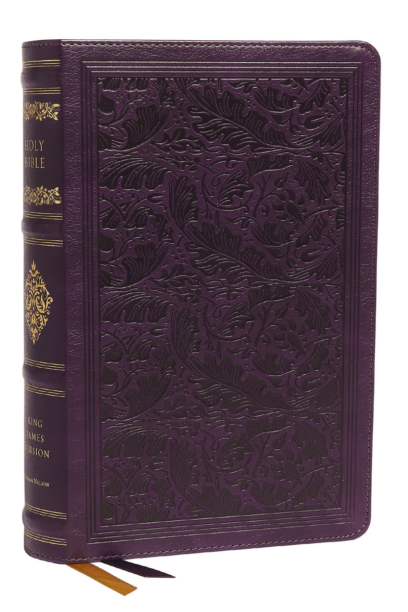 KJV Personal Size Reference Bible Purple Leathersoft, Sovereign Edition