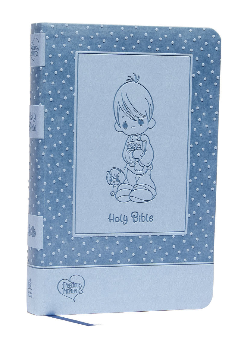 ICB Precious Moments Bible Blue Leathersoft