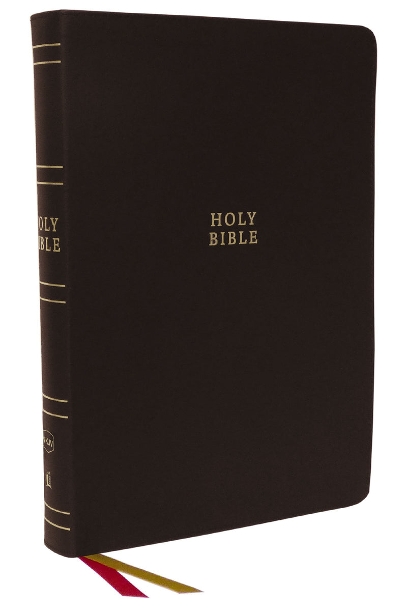 NKJV Super Giant Print Reference Bible, Brown Bonded Leather